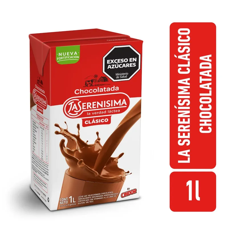 Foto de La Serenisima Leche Chocolatada Clasica 1lt