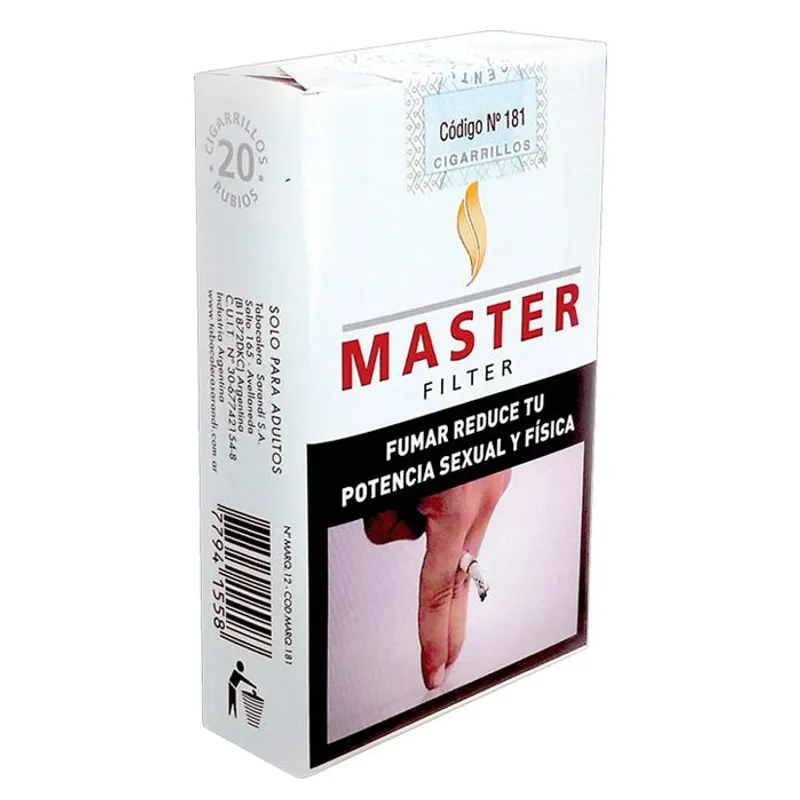 Foto de Cigarrillos Master X20 (dx10u)